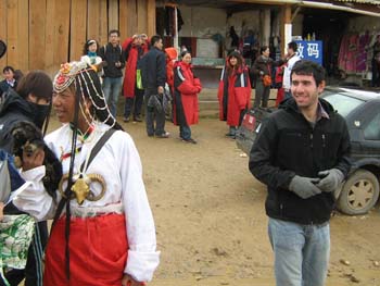 tibetan woman at wedding